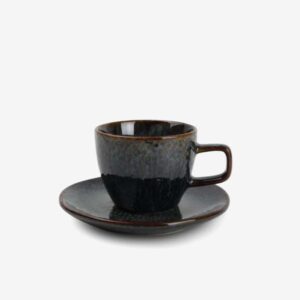Tasse à Moka 9,5cl et soucoupe 11,5cm saphir Mielo S|P Collection