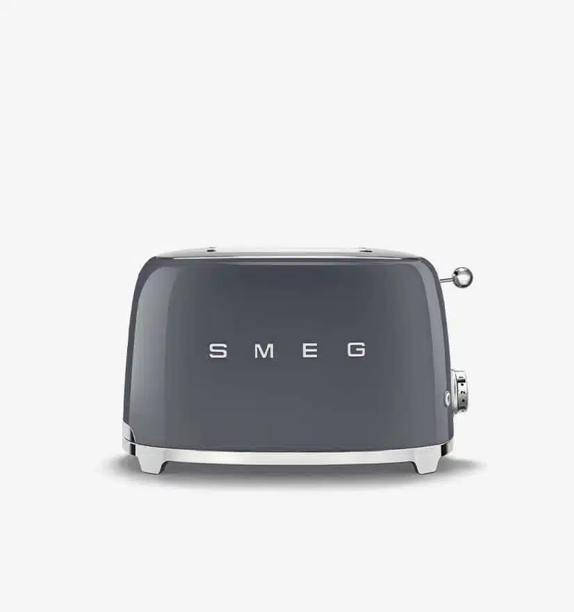 SMEG Toaster/Grille-pain 2 Tranches Années 50 Blanc Edition TSF01WHEU