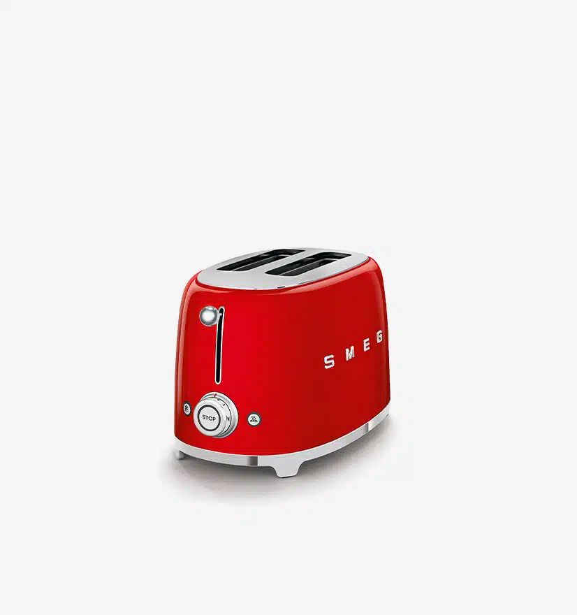 SMEG - Toaster grille-pain rouge 2 tranches - TSF01RDEU - Années 50