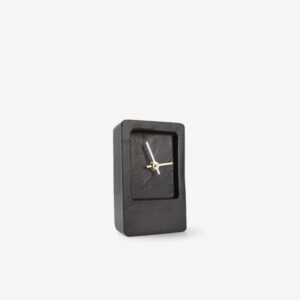Horloge de table 11xH18cm noir edge Zone S|P Collection