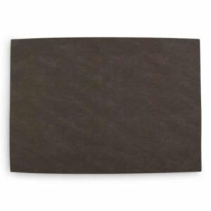 Set de table 43x30cm aspect cuir taupe croix Dîner S&P
