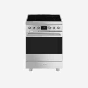 Cuisinière à induction inox SMEG centres de cuisson Classica C6IMXM2