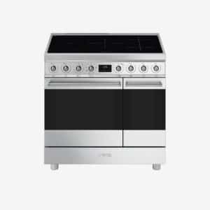 Cuisinière à induction inox SMEG centres de cuisson Classica C92IMX2