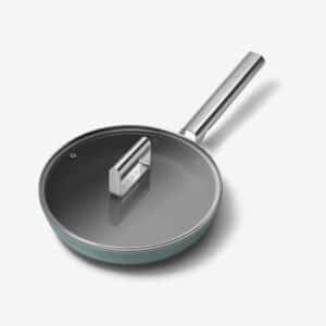 Poêles vert émeraude SMEG anti-adhésif 20cm années FPF2002EGM