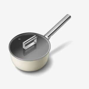 Saucière crème SMEG anti-adhésif 20cm années SPF2012CRM
