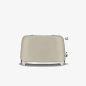 Toaster grille-pain beige lin mat 2 tranches SMEG années 50 TSF01MLMEU