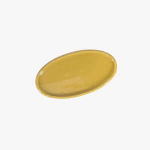 Plat à servir 23x13cm mustard yellow Billie