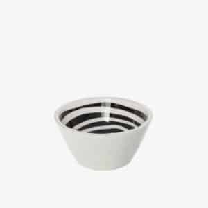 Bol Bois De Manguier Noir/Blanc Medium