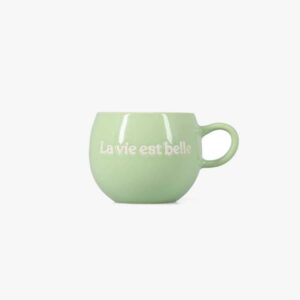 Chope 42cl "La vie est belle" vert Muggies