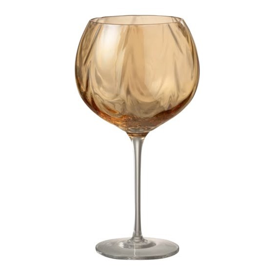 Verre À Vin Irrégulier Verre Ambre J-Line